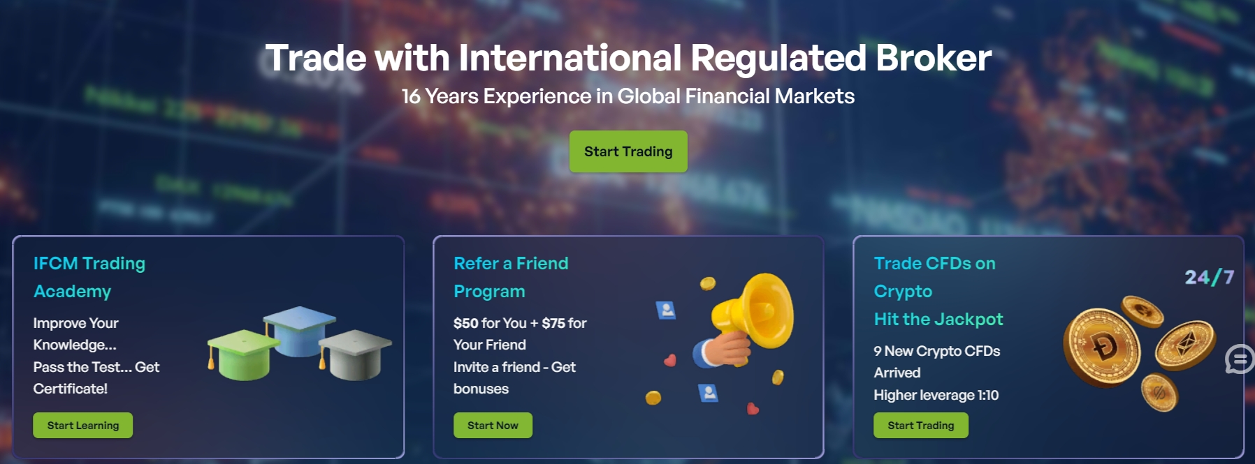 IFC Markets homepage
